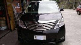Toyota Alphard 2011 AT Van Black For Sale