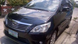 Toyota Innova 2012 G MT Black For Sale