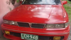 1992 Mitsubishi Galant Manual Red For Sale