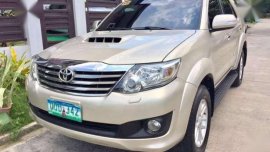 2013 Toyota Fortuner G 4x2 Beige For Sale 