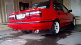 Toyota Corolla 1990 Small Body Maroon interior for sale