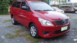 2013 Toyota Innova E Diesel Red For Sale
