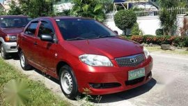 2006 Toyota Vios 1.3J-Manual-Blaze Red for sale 