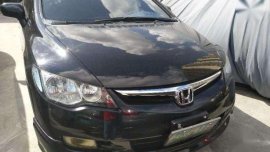 Honda Civic 2008 Manual Black For Sale 