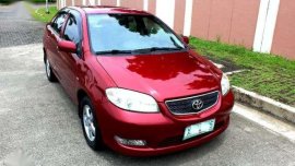 Toyota Vios 1.5G 2003 MT Red For Sale 