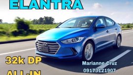 Hyundai Elantra 2017 Gasoline Manual White for sale 