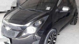 Chevrolet Spark 2012 Automatic Top of The Line black Pampanga area