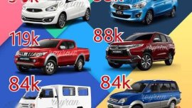 88k mitsubishi best deal 2017 montero L300 mirage strada adventure