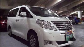 Toyota Alphard 2012 WHITE FOR SALE 