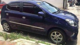 2015 Toyota Wigo 1.0G AT Blue For Sale 
