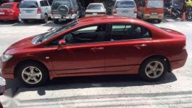 Honda Civic FD 1.8 AT Red Sedan For Sale 