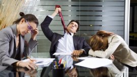 Rest or stress, car salesman?