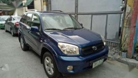 2004 Toyota Rav4 4WD AT Blue For Sale 