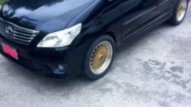 Toyota Innova V 2012 AT Black For Sale 