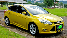 FORD FOCUS 2014 YELLOW FOR SALE