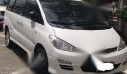 2004 Toyota Previa 2.4 Gas White For Sale 
