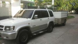 Isuzu Trooper with trailer
