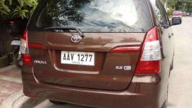 2014 Innova 2.5E Automatic Brown Toyota AAV1277