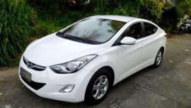 2012 Hyundai Elantra AT White For Sale 