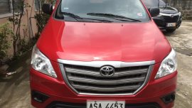 2015 Toyota innova E Diesel Van red for sale 