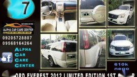 Ford Everest 2012 matic diesel 2.5 Limited Edition Rush 2013-2014-2015
