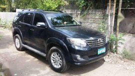 2012 Toyota Fortuner G 2.5L MT Black For Sale 