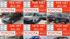 189k Net Cashout Call Now: 09258331924 Casa Sales 2019 TOYOTA Hiace GL 3.0 Grandia AT ALL IN Sale
