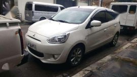 2014 Mitsubishi Mirage GLS HB White For Sale 