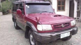 Hyundai Galloper 4x4 2002 MT Red For Sale 