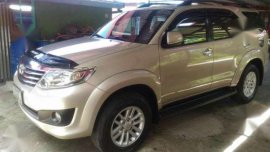 2012 Toyota Fortuner G AT Golden For Sale 