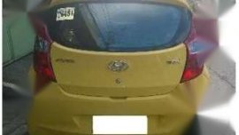2015 Hyundai Eon Yellow for sale 