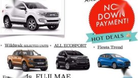 Ford Everest Ford Ecosport Ford Ranger Low Down Promo