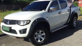 2012 Mitsubishi Strada MT White For Sale 