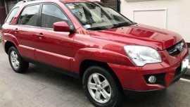 2010 Kia Sportage 4x4 AT Red SUV For Sale 