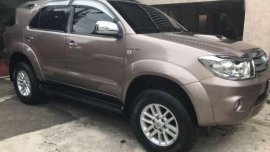 2010 Toyota Fortuner 4x4 AT Brown For Sale 