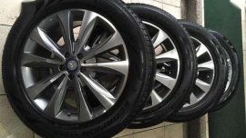 MB 2015 GL 450 (X166) Mags with Brand New Pirelli Scorpion Tires.