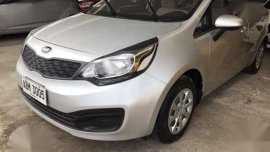 2015 Kia Rio MT Silver Sedan For Sale 