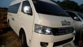 2015 Foton View Traveller White For Sale 