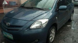 Toyota Vios E 2008 MT Blue Sedan For Sale 