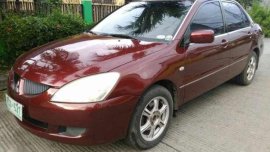 2005 Mitsubishi Lancer gls AT red for sale 