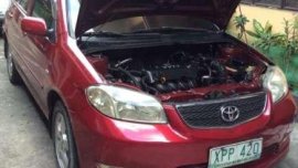 Fresh Toyota Vios G 2004 MT Red For Sale 