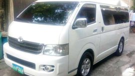2010 Toyota Super Grandia AT White For Sale 