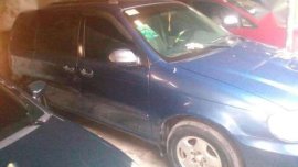 2003 Kia Sedona Manual Blue Van For Sale 