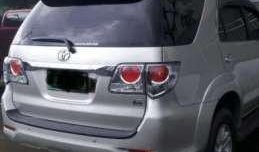 Toyota Fortuner 2013 Manual Silver For Sale 