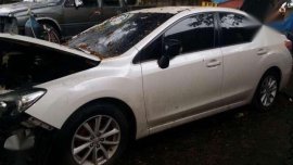 subaru impreza collided