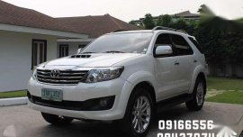 2013 Toyota Fortuner Diesel Automatic Pearl White 20 inch Rims 26000km