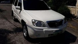 2009 Mazda Tribute 4x2 AT White For Sale 