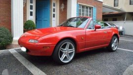 1990 Mazda Miata MX5 Red MT 68 Tkm for sale