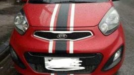 Kia Picanto 2012 red for sale 