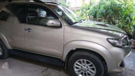 2013 Toyota Fortuner G MT Golden For Sale 